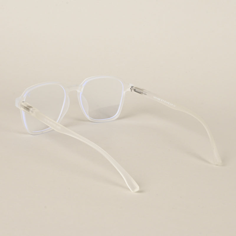 Voyage Air Clear Square Eyeglasses for Men & Women (TR02MG4546-C10)