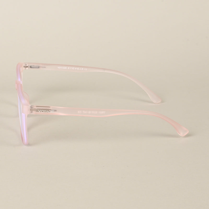 Voyage Air Pink Square Eyeglasses for Men & Women (TR01MG4530-C5)