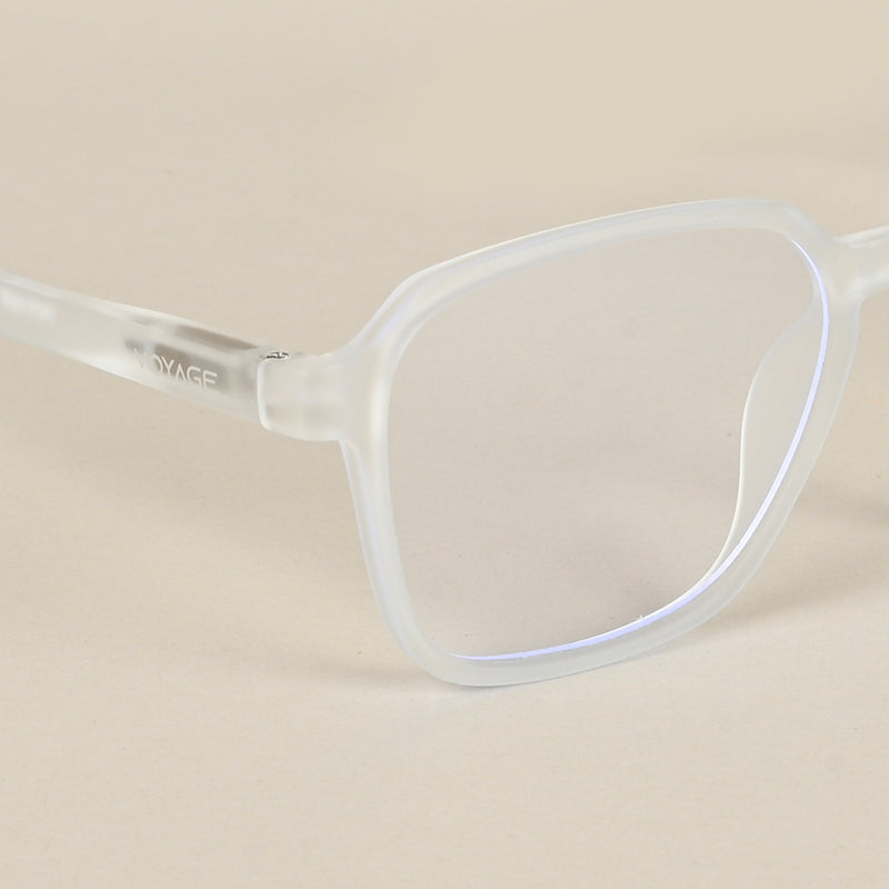 Voyage Air Light Blue Square Eyeglasses for Men & Women (TR02MG4541-C6)