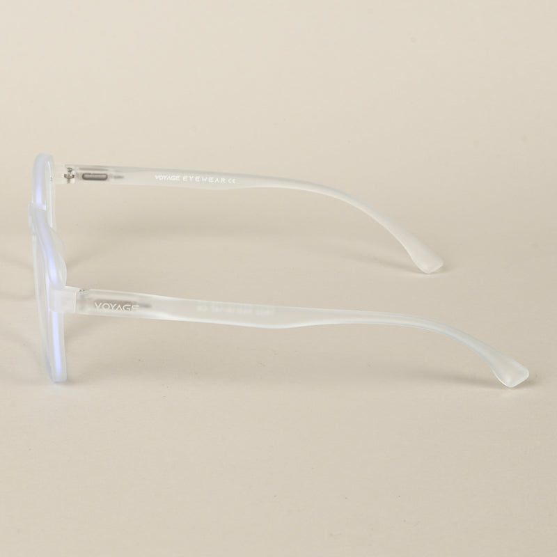 Voyage Air Light Blue Square Eyeglasses for Men & Women (TR02MG4541-C6)