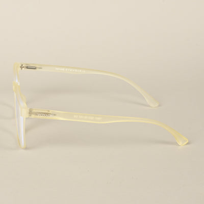 Voyage Air Yellow Square Eyeglasses for Men & Women (TR01MG4527-C2)