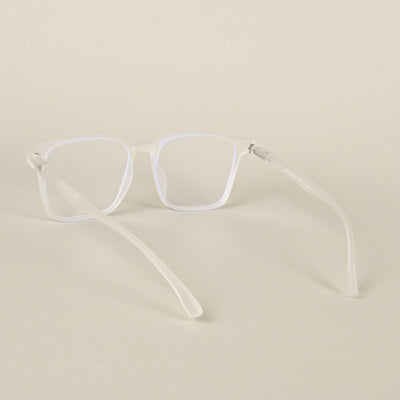 Voyage Air Clear Square Eyeglasses for Men & Women (TR01MG4536-C10)