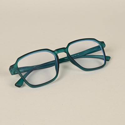 Voyage Air Green Square Eyeglasses for Men & Women (TR02MG4538-C3)