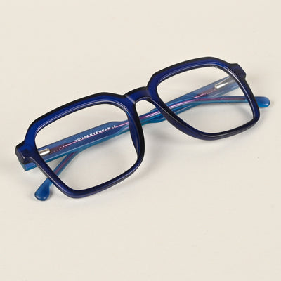 Voyage Navy Blue Wayfarer Eyeglasses for Men & Women (VO8006MG4915-C5)