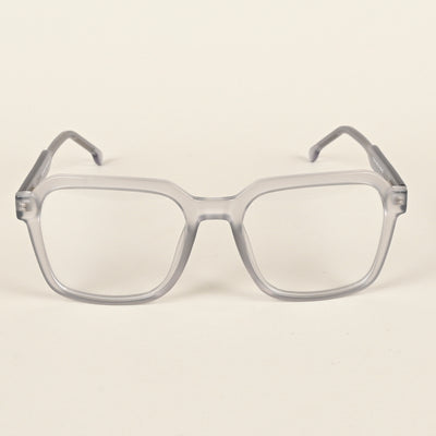 Voyage Transparent Grey Square Eyeglasses for Men & Women (VO8006MG4912-C2)