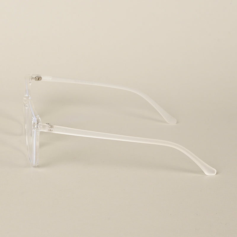 Voyage Air Clear Square Eyeglasses for Men & Women (88013MG4559-C3)