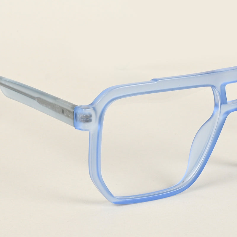 Voyage Maverick Transparent Blue Wayfarer Eyeglasses for Men & Women (VO8007MG4919-C4)