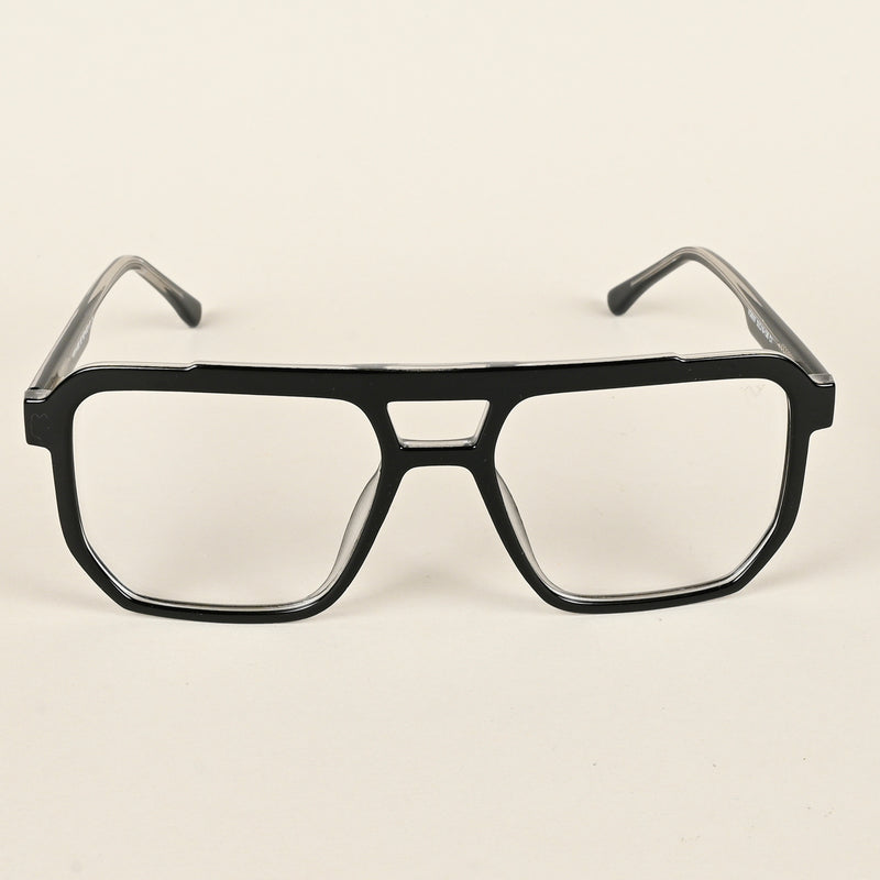 Voyage Maverick Shine Black Wayfarer Eyeglasses for Men & Women (VO8007MG4916-C1)