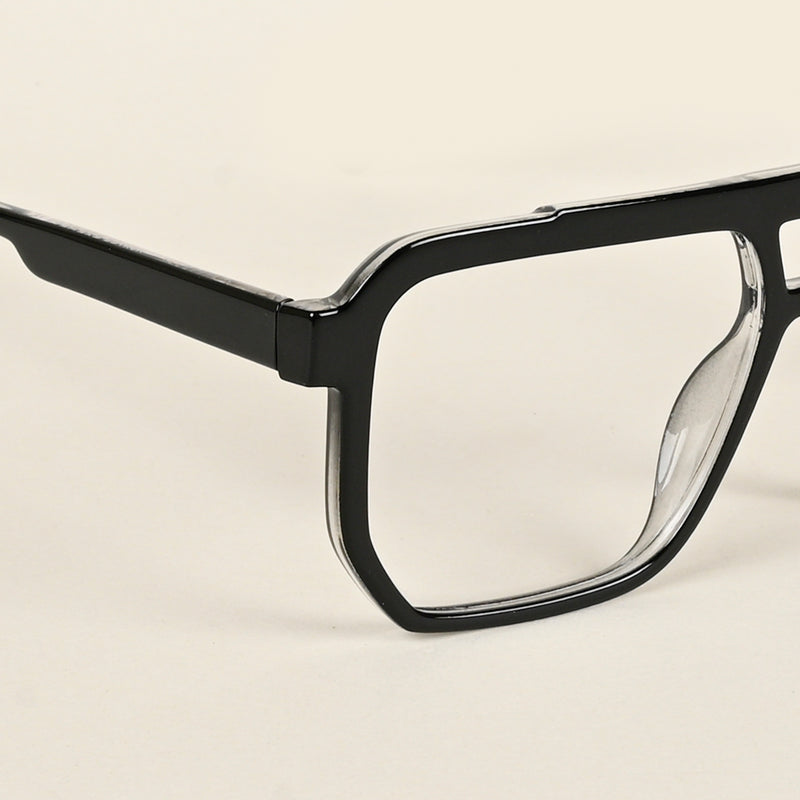 Voyage Maverick Shine Black Wayfarer Eyeglasses for Men & Women (VO8007MG4916-C1)