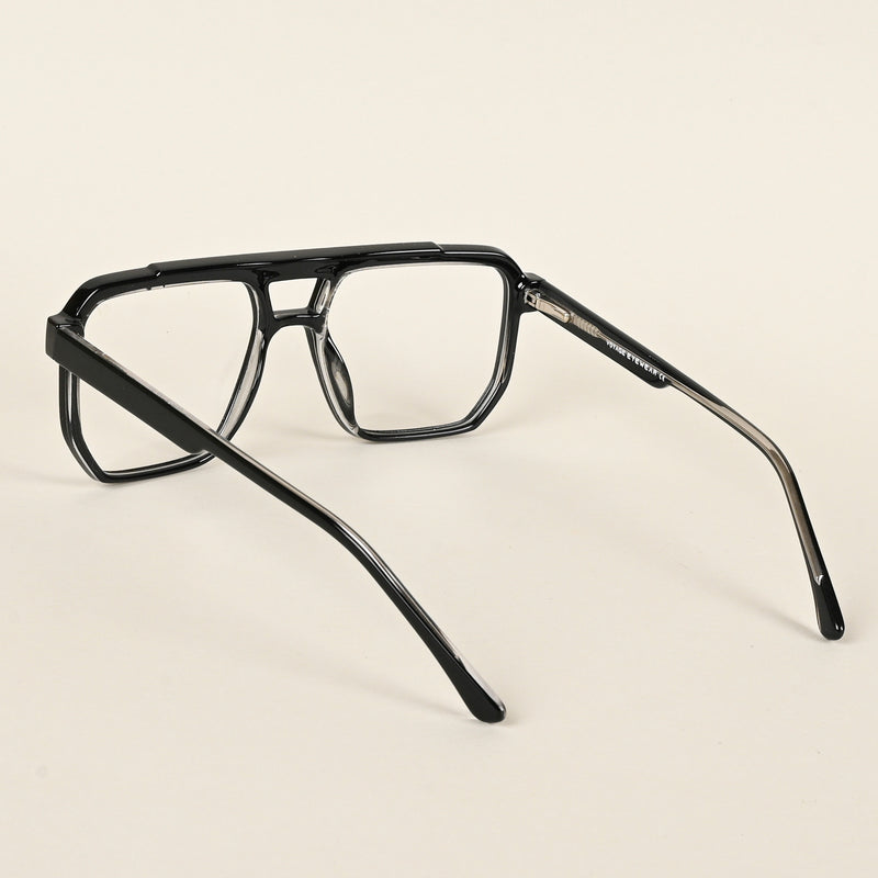 Voyage Maverick Shine Black Wayfarer Eyeglasses for Men & Women (VO8007MG4916-C1)