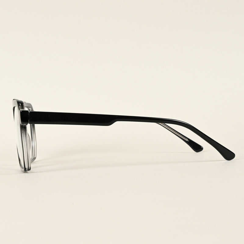 Voyage Maverick Shine Black Wayfarer Eyeglasses for Men & Women (VO8007MG4916-C1)