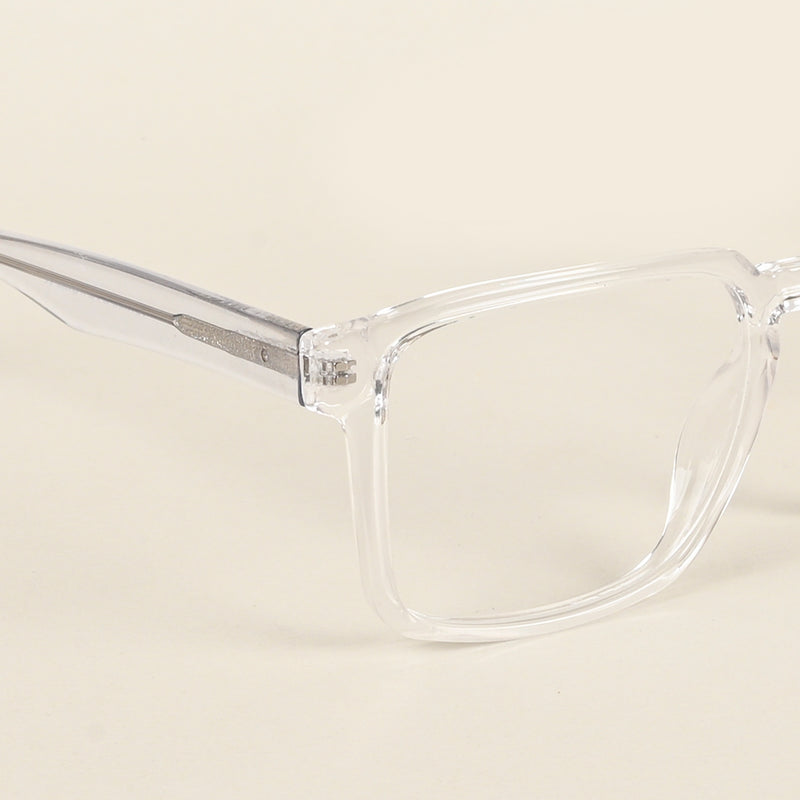 Voyage Transparent Square Eyeglasses for Men & Women (VO8008MG4923-C3)
