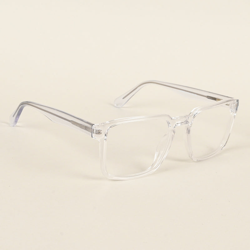 Voyage Transparent Square Eyeglasses for Men & Women (VO8008MG4923-C3)