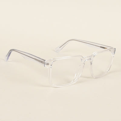 Voyage Transparent Square Eyeglasses for Men & Women (VO8008MG4923-C3)
