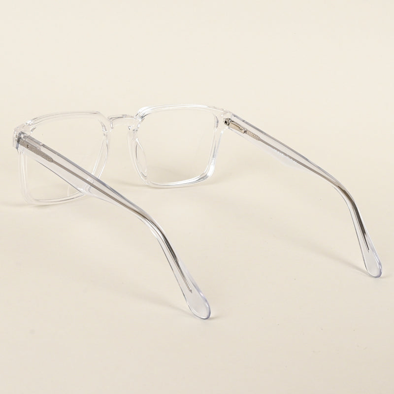 Voyage Transparent Square Eyeglasses for Men & Women (VO8008MG4923-C3)