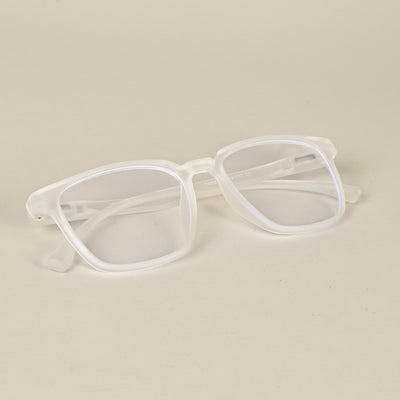 Voyage Air Clear Square Eyeglasses for Men & Women (TR03MG4556-C10)