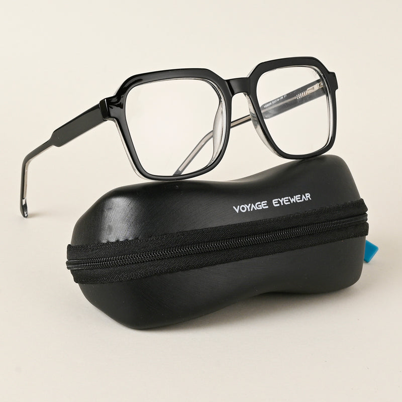 Voyage Shine Black Square Eyeglasses for Men & Women (VO8006MG4911-C1)