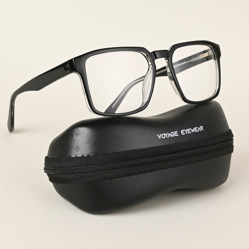 Voyage Shine Black Square Eyeglasses for Men & Women (VO8008MG4921-C1)