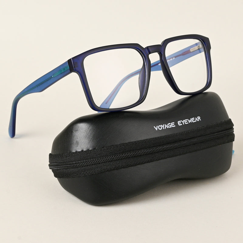 Voyage Navy Blue Square Eyeglasses for Men & Women (VO8008MG4925-C5)