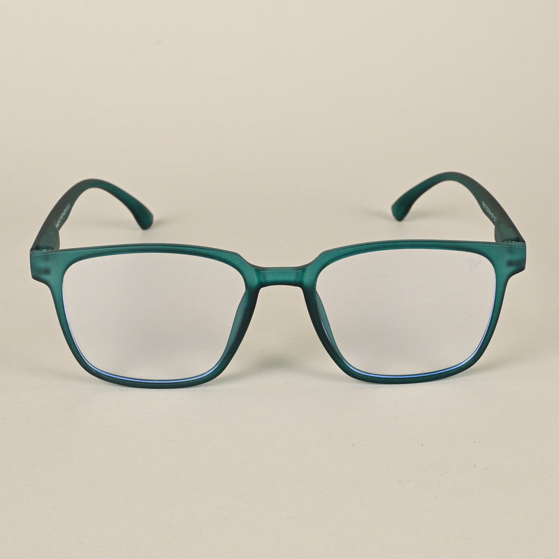 Voyage Air Green Square Eyeglasses for Men & Women (TR03MG4548-C3)