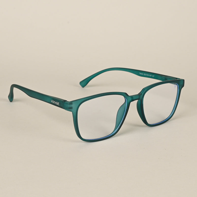 Voyage Air Green Square Eyeglasses for Men & Women (TR03MG4548-C3)