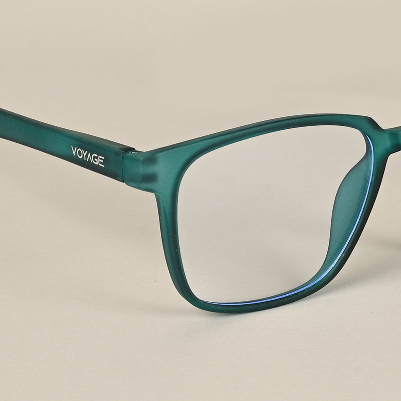 Voyage Air Green Square Eyeglasses for Men & Women (TR03MG4548-C3)