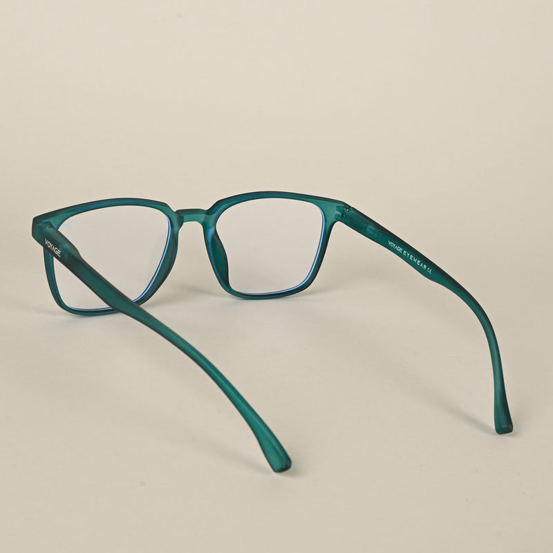 Voyage Air Green Square Eyeglasses for Men & Women (TR03MG4548-C3)