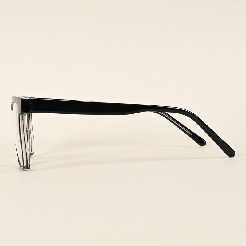 Voyage Shine Black Square Eyeglasses for Men & Women (VO8005MG4906-C1)