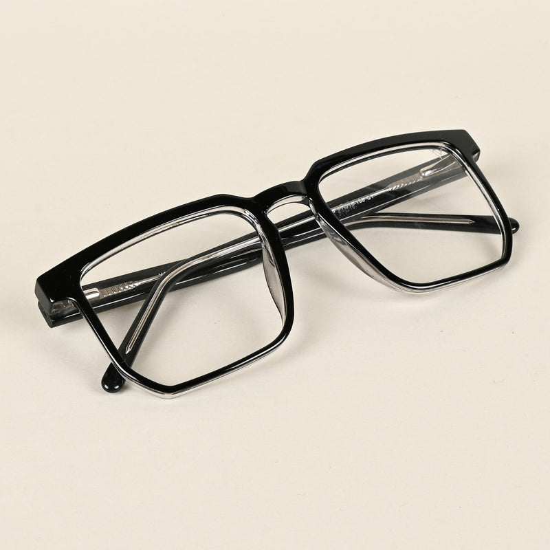 Voyage Shine Black Square Eyeglasses for Men & Women (VO8005MG4906-C1)