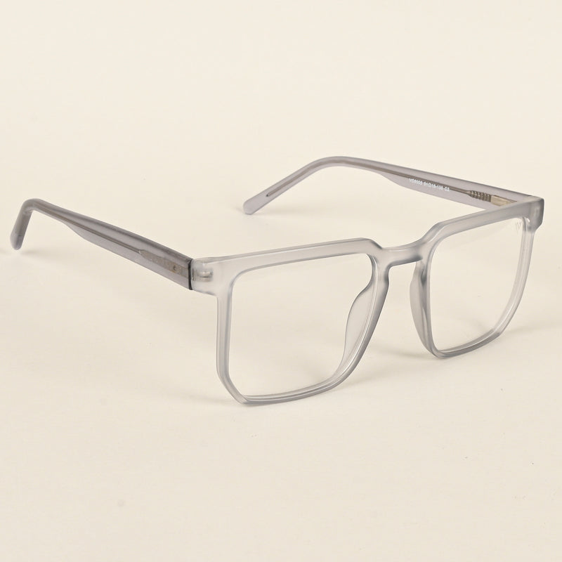 Voyage Transparent Grey Square Eyeglasses for Men & Women (VO8005MG4907-C2)