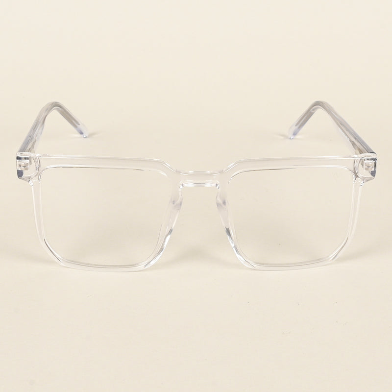Voyage Transparent Square Eyeglasses for Men & Women (VO8005MG4908-C3)