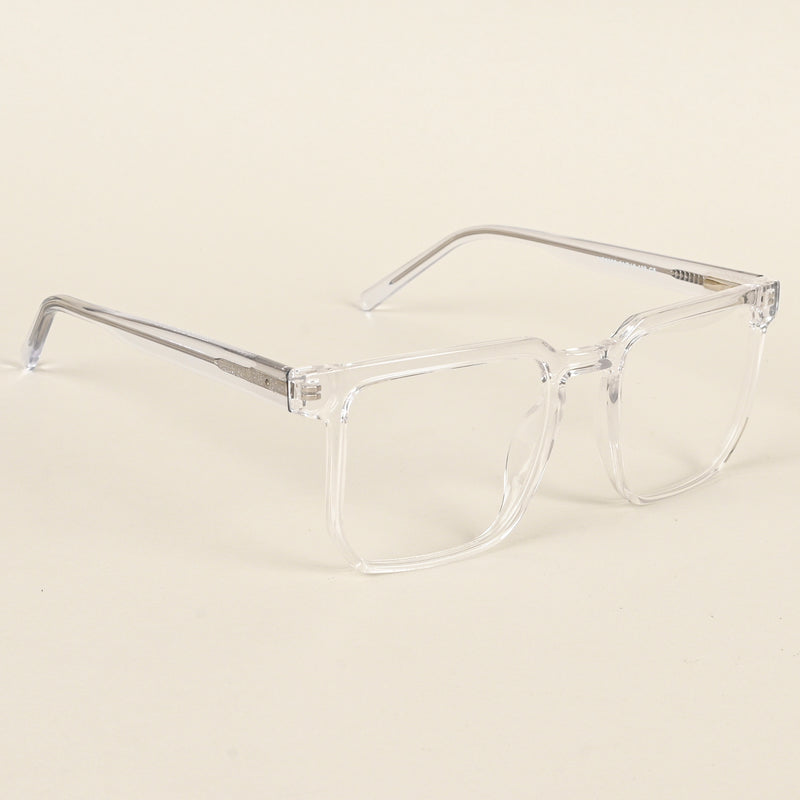 Voyage Transparent Square Eyeglasses for Men & Women (VO8005MG4908-C3)