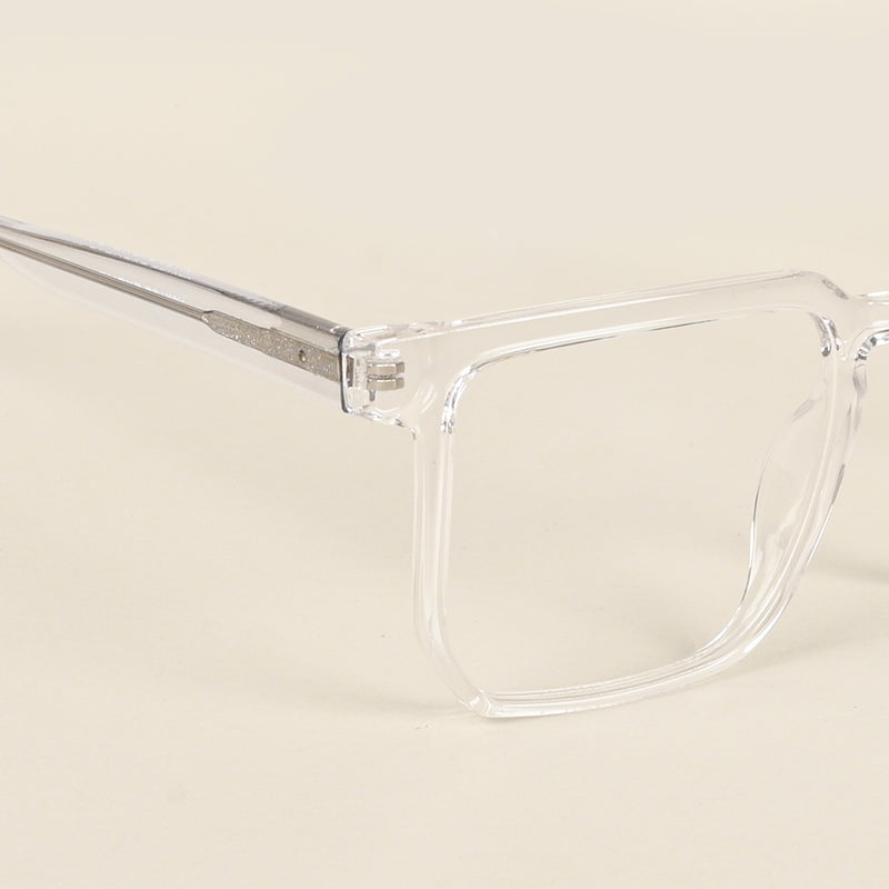 Voyage Transparent Square Eyeglasses for Men & Women (VO8005MG4908-C3)