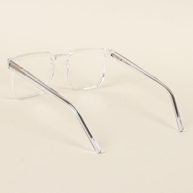 Voyage Transparent Square Eyeglasses for Men & Women (VO8005MG4908-C3)