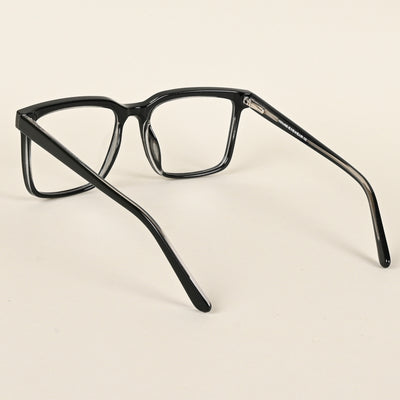 Voyage Shine Black Square Eyeglasses for Men & Women (VO8002MG4891-C1)