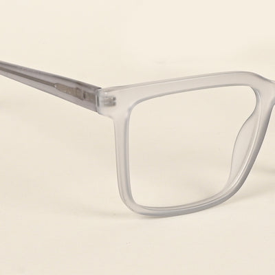 Voyage Transparent Grey Square Eyeglasses for Men & Women (VO8002MG4892-C2)