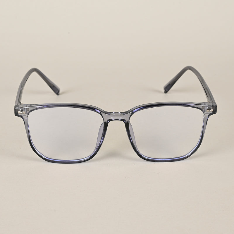 Voyage Air Grey Square Eyeglasses for Men & Women (88021MG4592-C2)