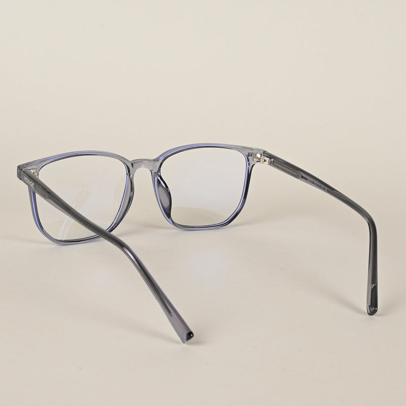 Voyage Air Grey Square Eyeglasses for Men & Women (88021MG4592-C2)