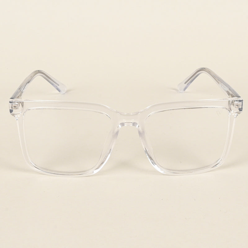Voyage Transparent Square Eyeglasses for Men & Women (VO8002MG4893-C3)