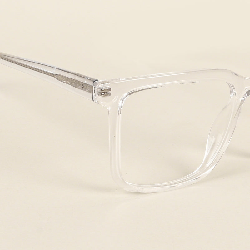 Voyage Transparent Square Eyeglasses for Men & Women (VO8002MG4893-C3)