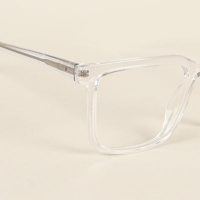 Voyage Transparent Square Eyeglasses for Men & Women (VO8002MG4893-C3)
