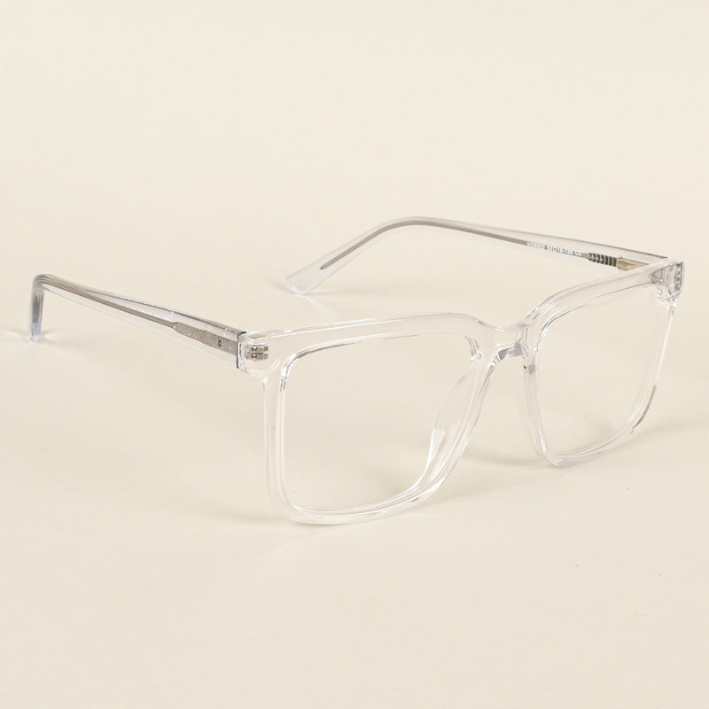 Voyage Transparent Square Eyeglasses for Men & Women (VO8002MG4893-C3)