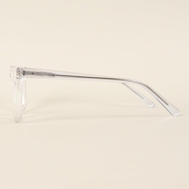 Voyage Transparent Square Eyeglasses for Men & Women (VO8002MG4893-C3)