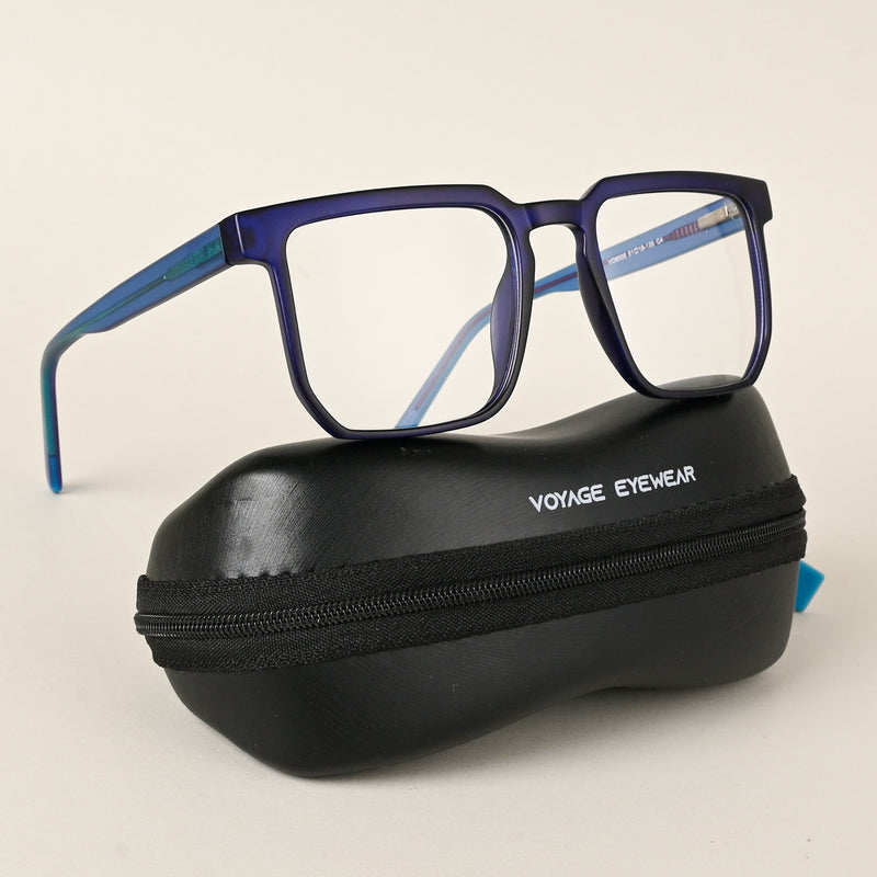 Voyage Navy Blue Square Eyeglasses for Men & Women (VO8005MG4910-C5)