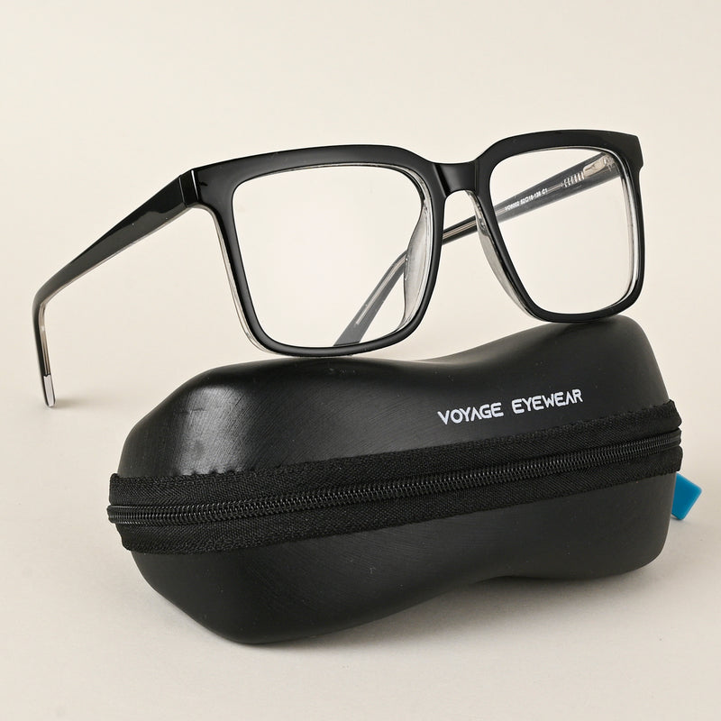 Voyage Shine Black Square Eyeglasses for Men & Women (VO8002MG4891-C1)