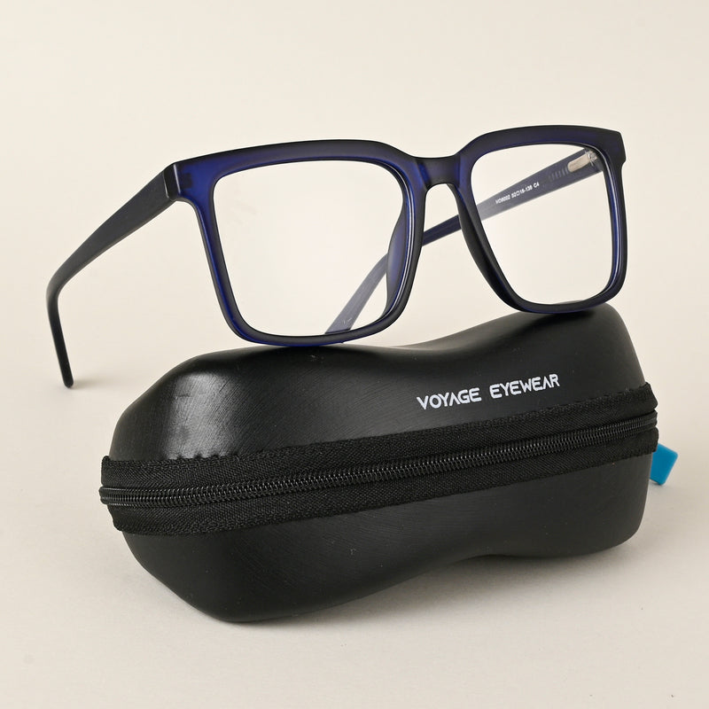 Voyage Navy Blue Square Eyeglasses for Men & Women (VO8002MG4895-C5)