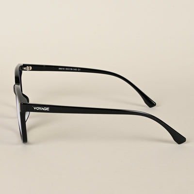Voyage Air Shine Black Square Eyeglasses for Men & Women (88015MG4593-C1)