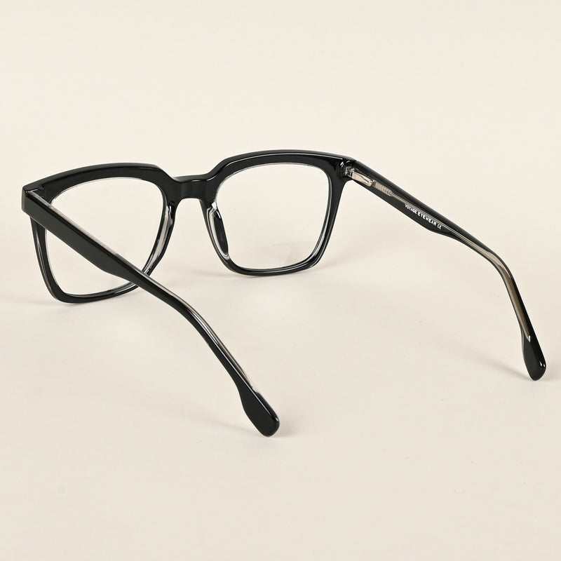 Voyage Shine Black Square Eyeglasses for Men & Women (VO8001MG4886-C1)