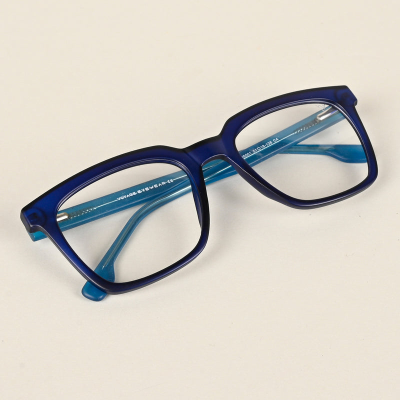 Voyage Navy Blue Square Eyeglasses for Men & Women (VO8001MG4890-C5)