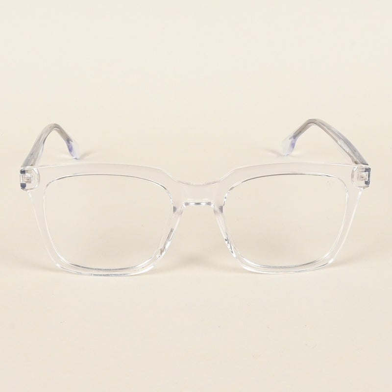 Voyage Transparent Square Eyeglasses for Men & Women (VO8001MG4888-C3)
